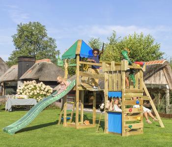 Jungle Explorer | Parque infantil de madera con columpio doble