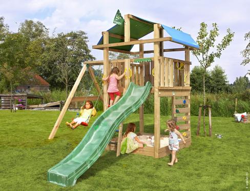 Jungle Fort | Parque infantil de madera con columpio