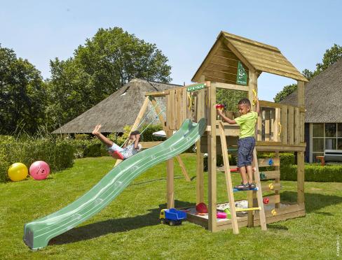 Jungle Cubby | Parque infantil de madera con columpio