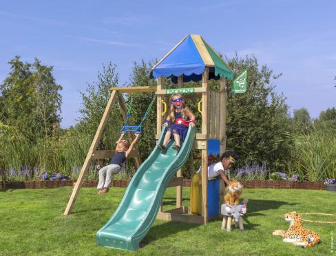 Jungle Cirque | Parque infantil de madera con columpio