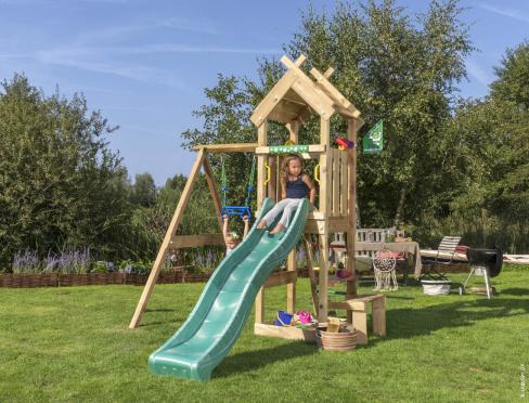 Jungle Totem | Parque infantil de madera con columpio