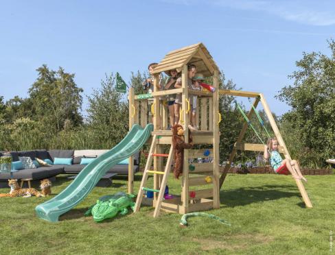 Jungle Safari | Parque infantil de madera con columpio