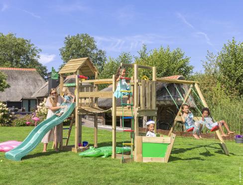 Jungle Voyager | Parque infantil de madera con columpio doble